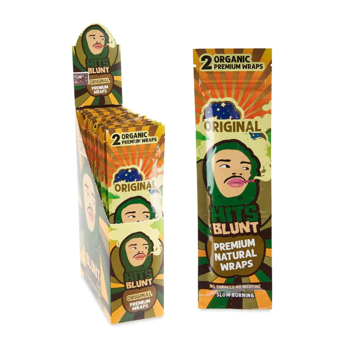 Hits Blunt Organic 2pk Premium Hemp Wraps